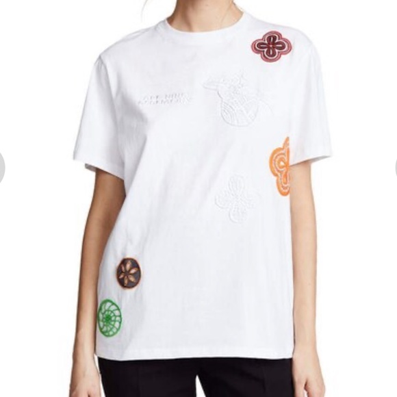 Opening Ceremony crochet floral tee S - Picture 2 of 6